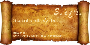 Steinhardt Ábel névjegykártya