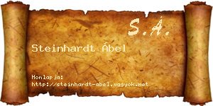 Steinhardt Ábel névjegykártya